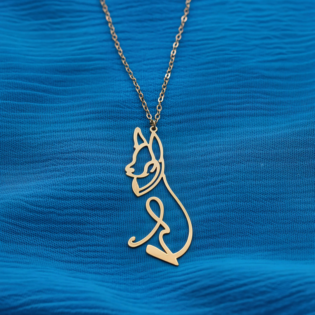 Dog Breed - Line art Necklace