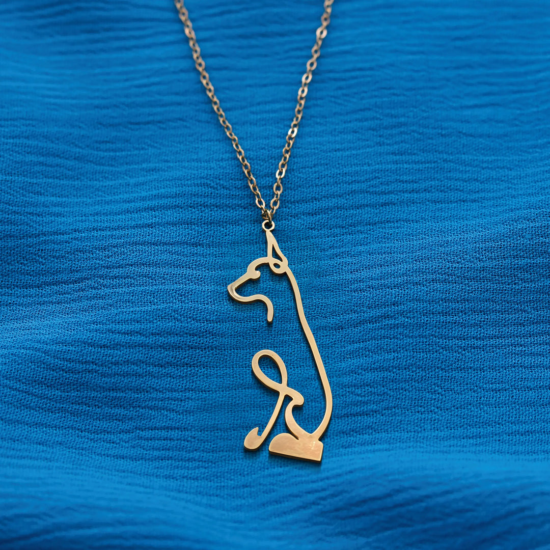 Dog Breed - Line art Necklace