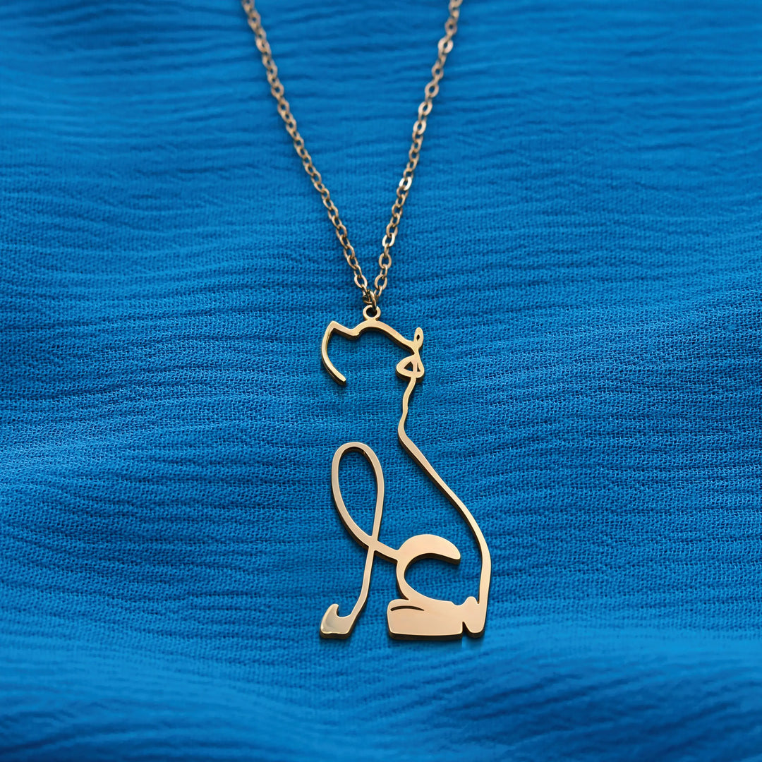 Dog Breed - Line art Necklace
