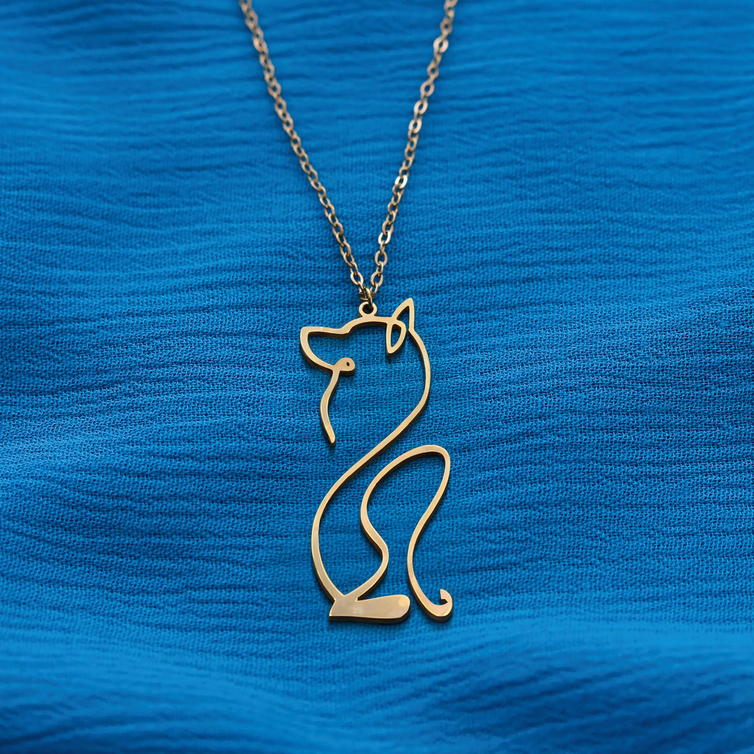 Dog Breed - Line art Necklace
