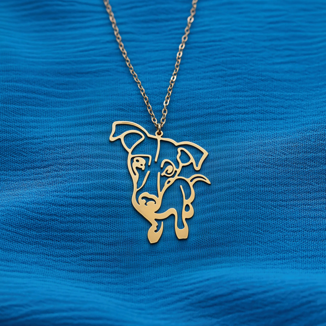 Dog Breed - Line art Necklace