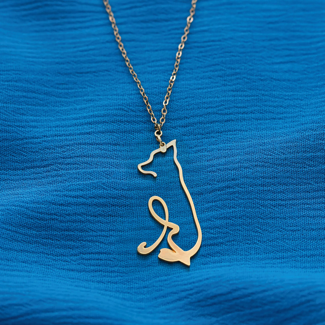 Dog Breed - Line art Necklace