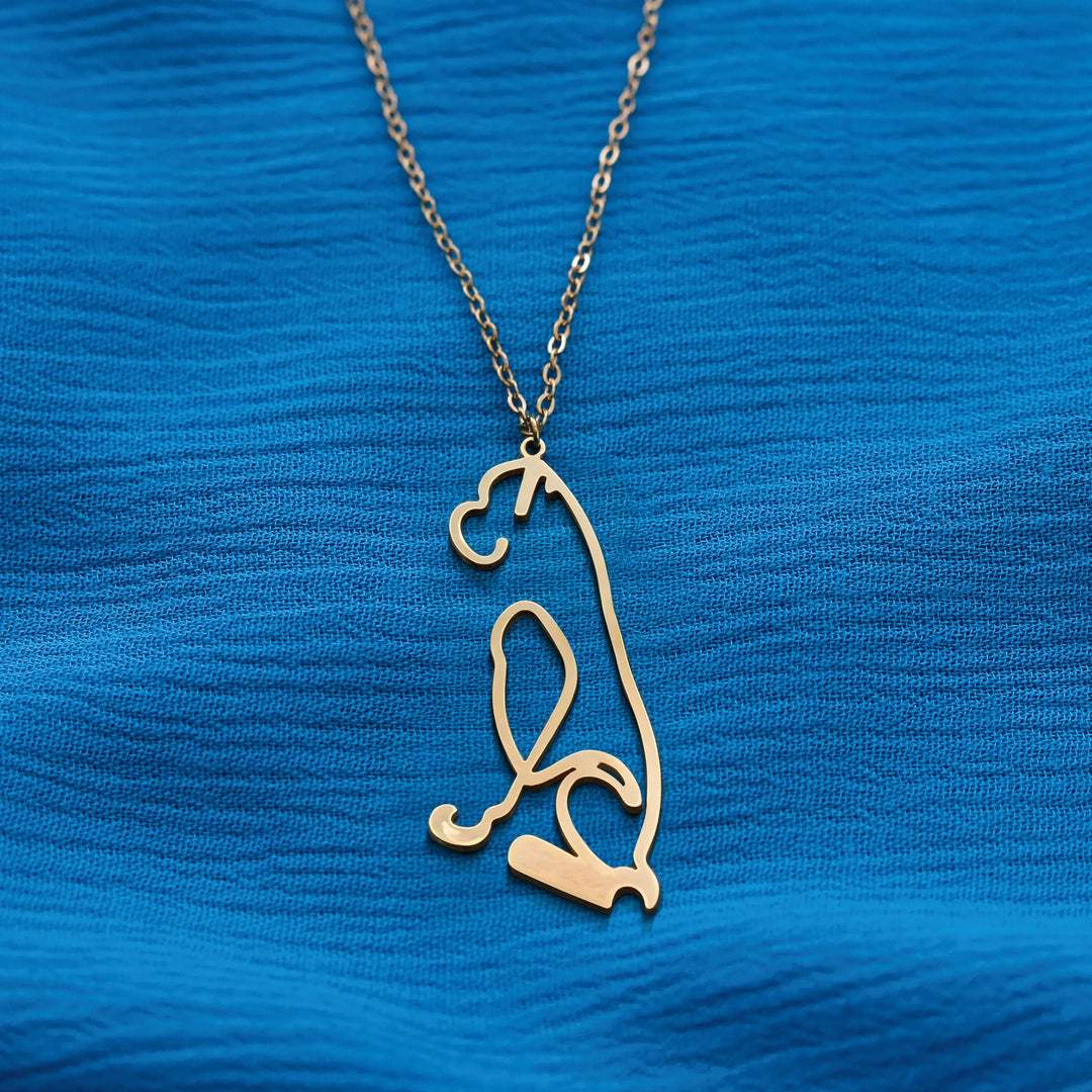 Dog Breed - Line art Necklace