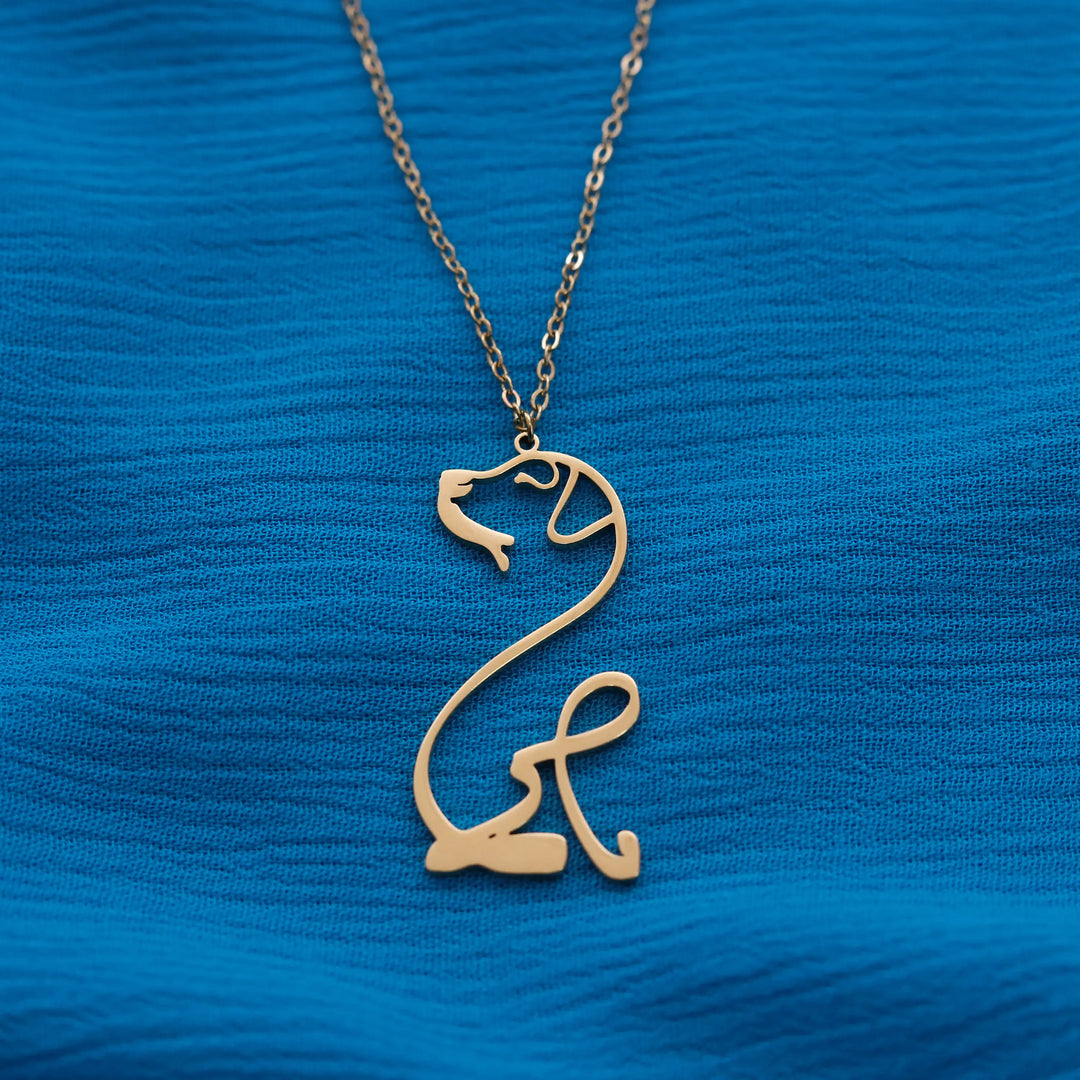 Dog Breed - Line art Necklace
