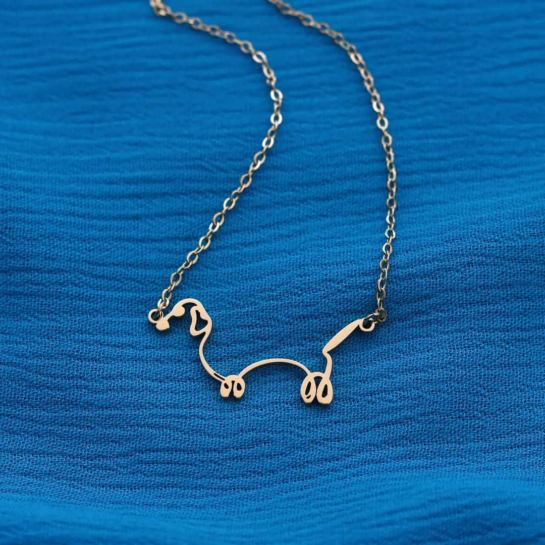 Dog Breed - Line art Necklace