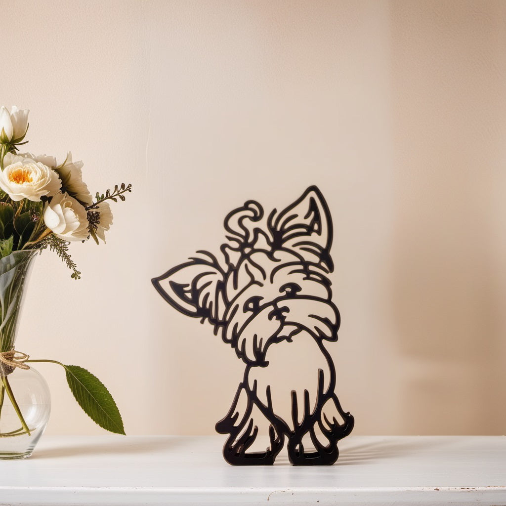 Dog Breed - Line Art Sculpture