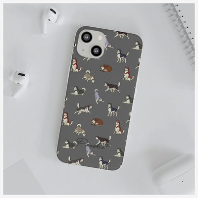 Husky - Malamute - Flexi Phone Case