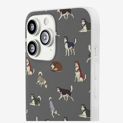 Husky - Malamute - Flexi Phone Case
