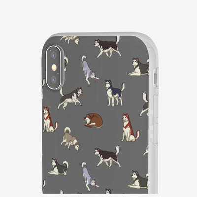 Husky - Malamute - Flexi Phone Case
