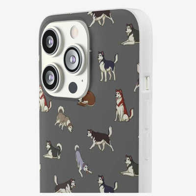 Husky - Malamute - Flexi Phone Case