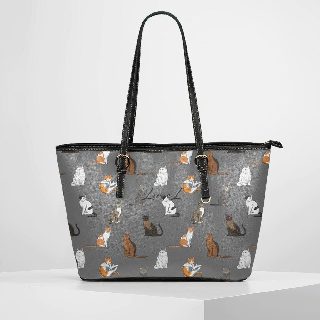 Cat design online handbags