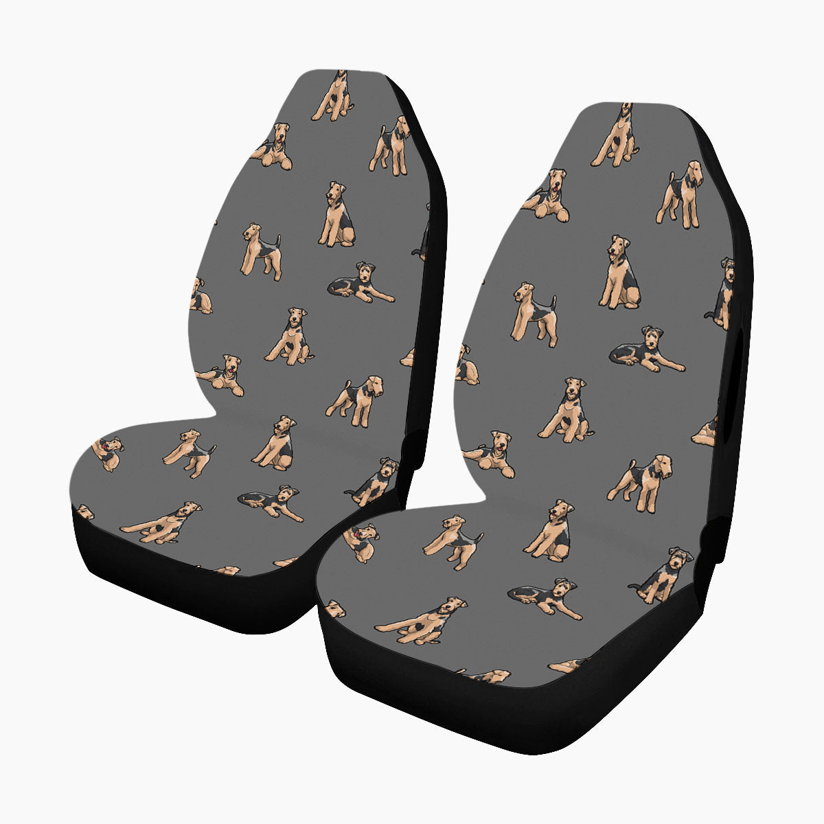 Airedale Terrier - Pair of Car Seat Covers