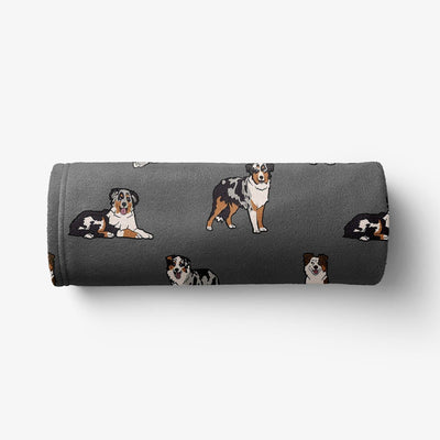 Australian Shepherd  - Comfy Fleece Blanket