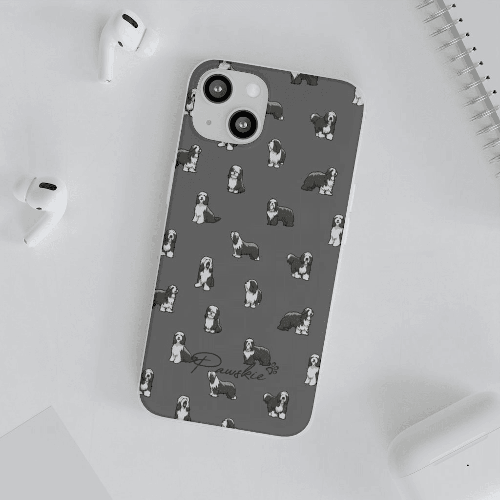Bearded Collie - Flexi Phone Case