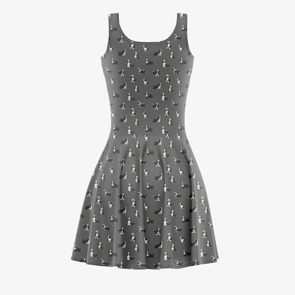 Bearded Collie - Skater Dress