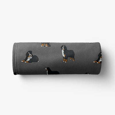 Bernese Mountain Dog  - Comfy Fleece Blanket