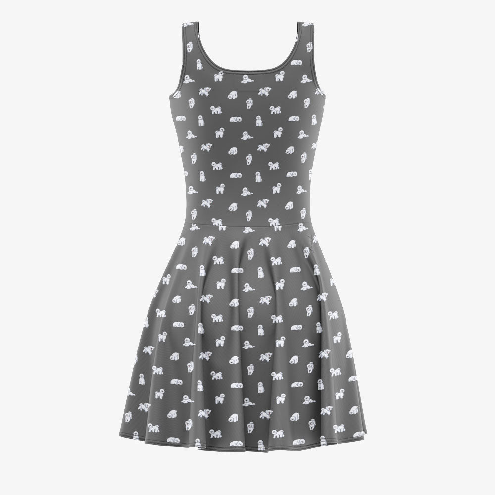 Bichon Frise - Skater Dress