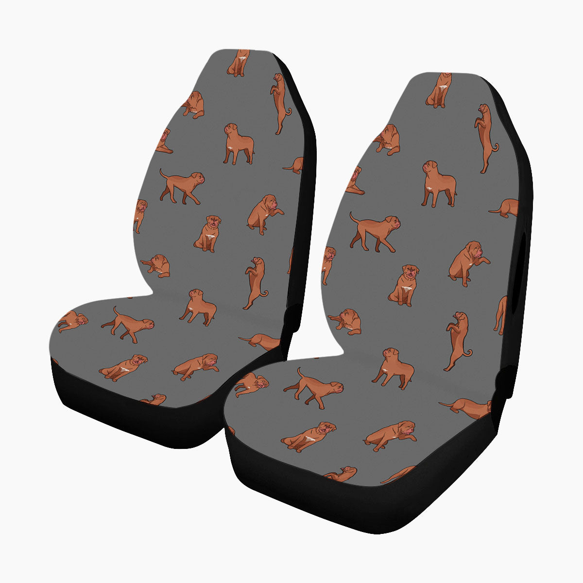 Bordeaux - Pair of Car Seat Covers