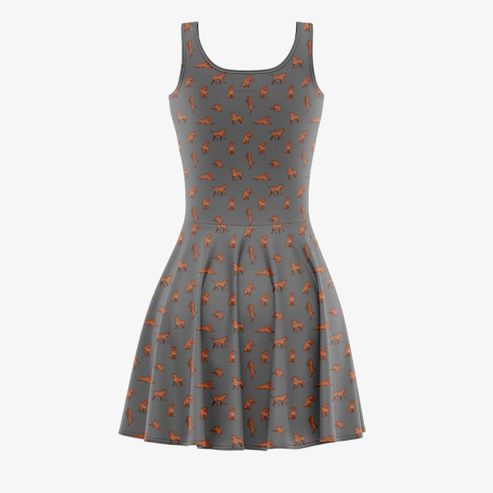 Bordeaux - Skater Dress