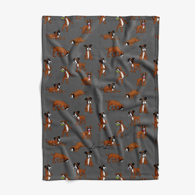 Boxer  - Comfy Fleece Blanket