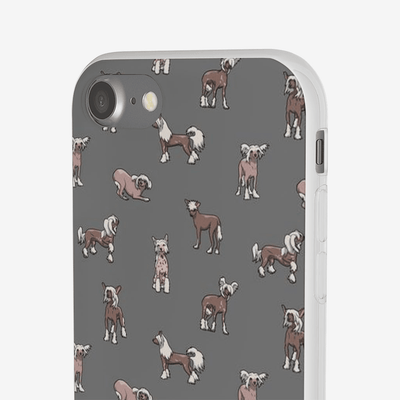 Chinese Crested - Flexi Phone Case