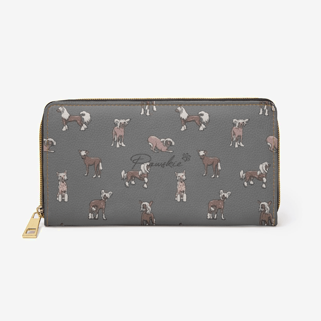 Chinese Crested - Zipper Wallet