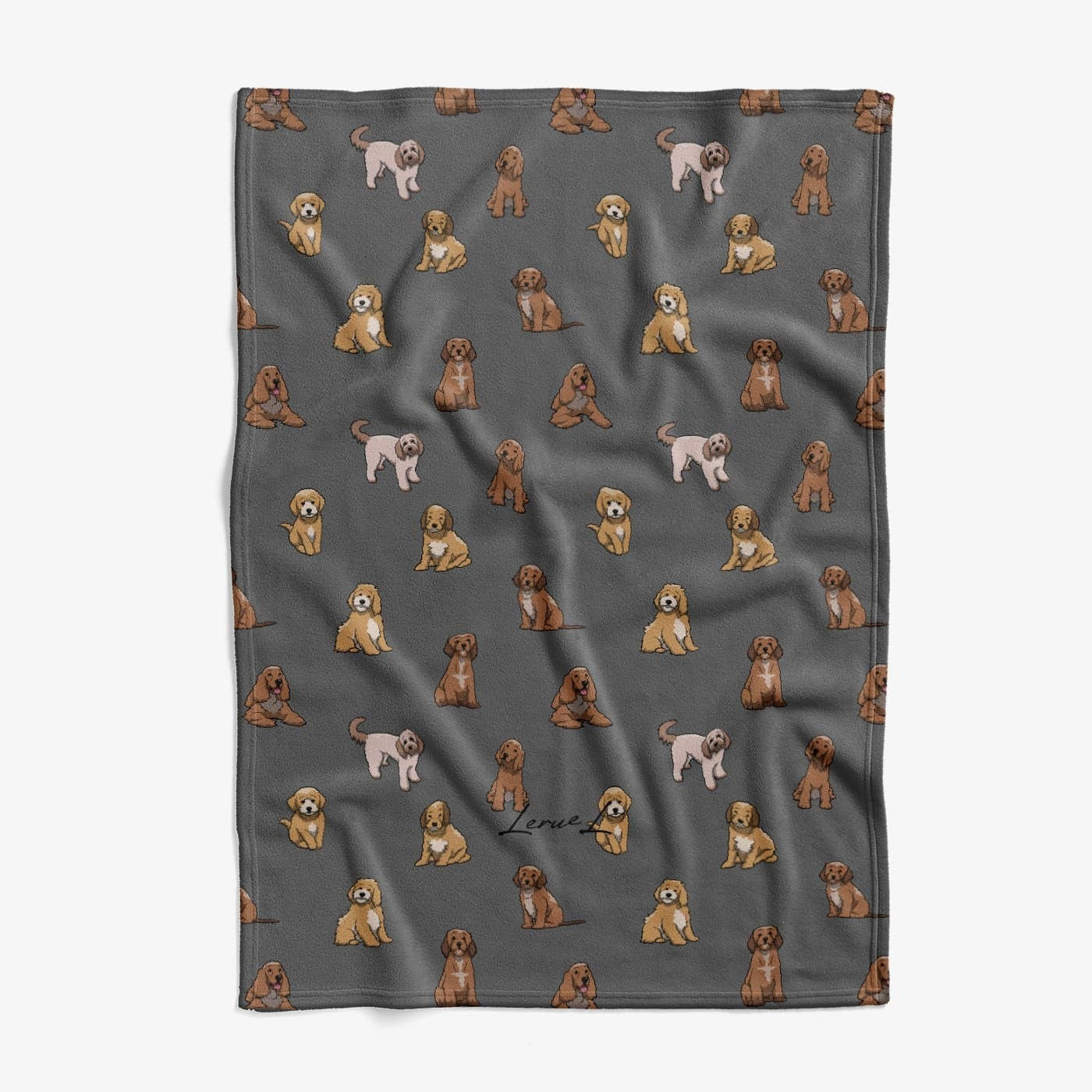 Cockapoo - Comfy Fleece Blanket