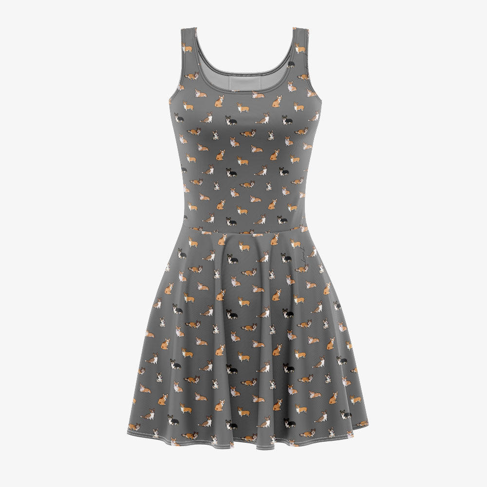 Corgi - Skater Dress