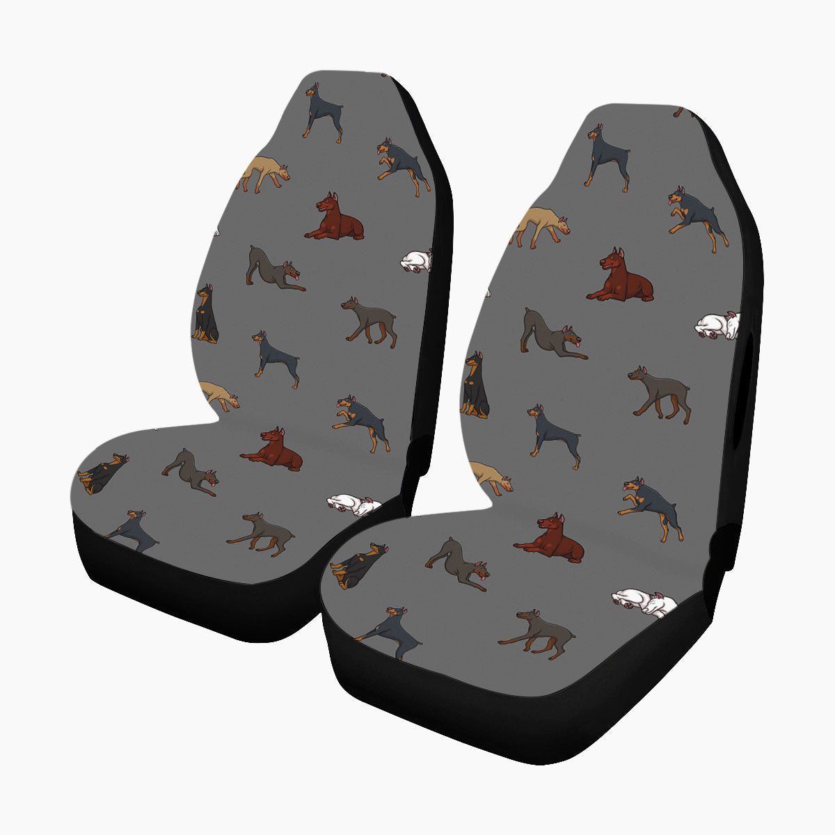 Doberman - Pair of Car Seat Covers