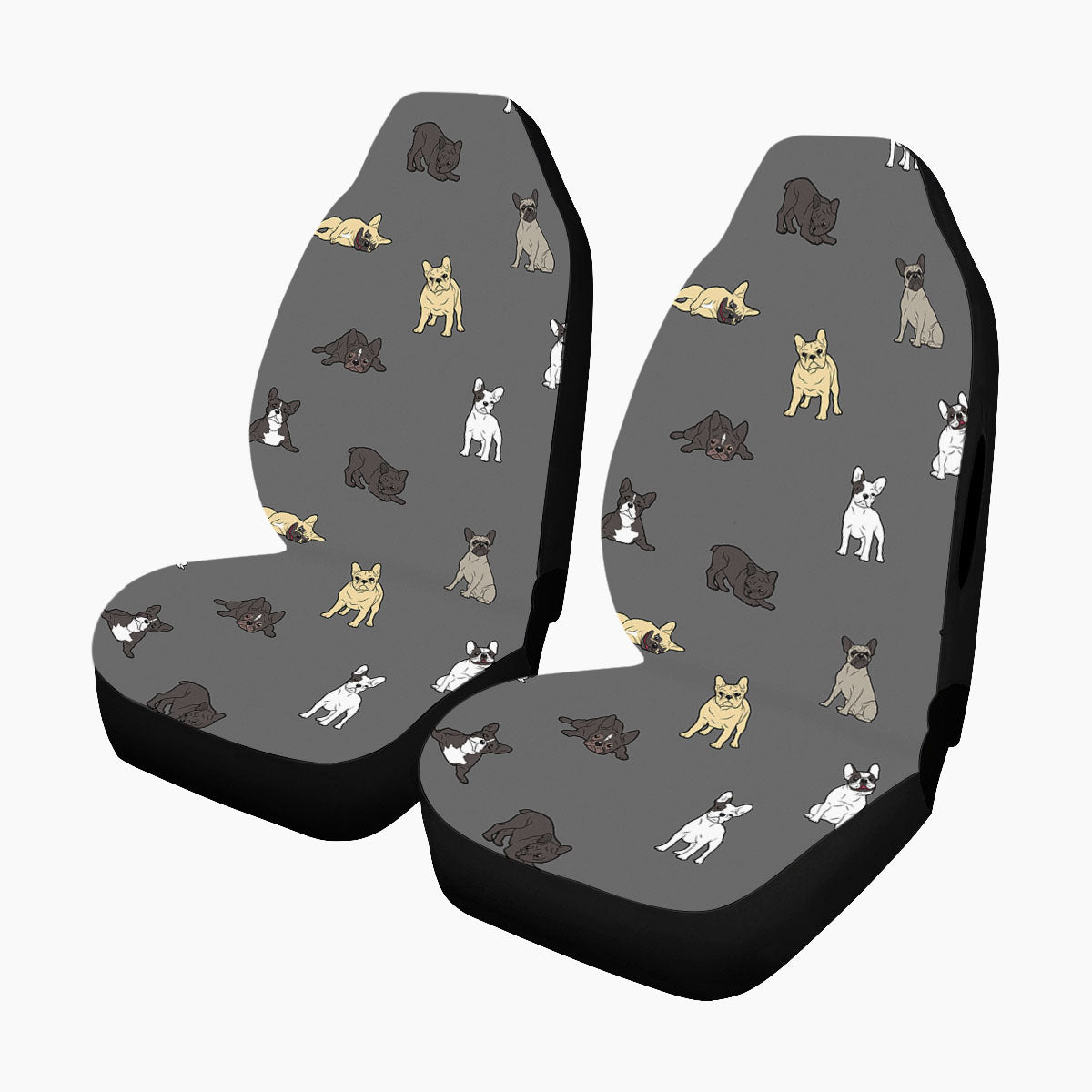 French Bulldog - Pair of Car Seat Covers