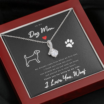 From Dog to Mom (Beagle) - Beauty Drop Necklace