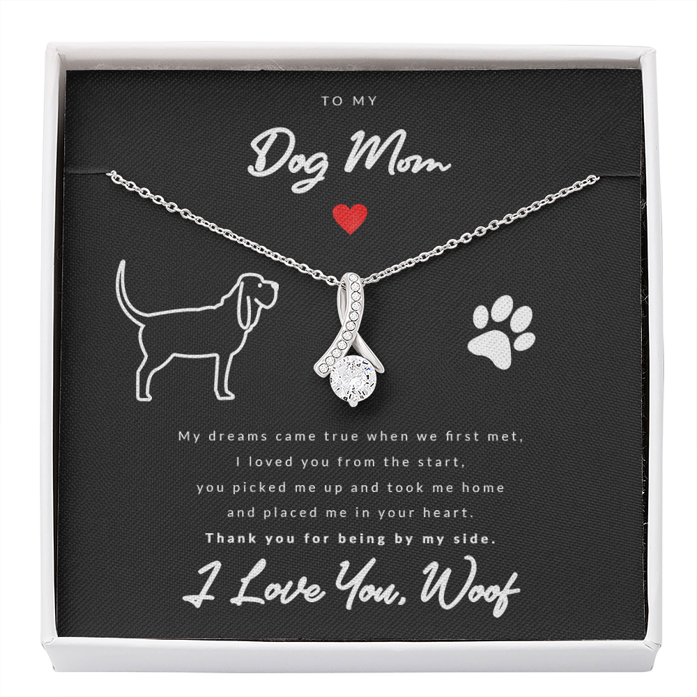 From Dog to Mom (Bloodhound) - Beauty Drop Necklace