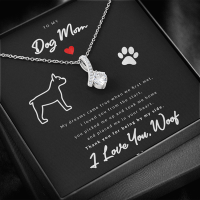 From Dog to Mom (Boxer) - Beauty Drop Necklace
