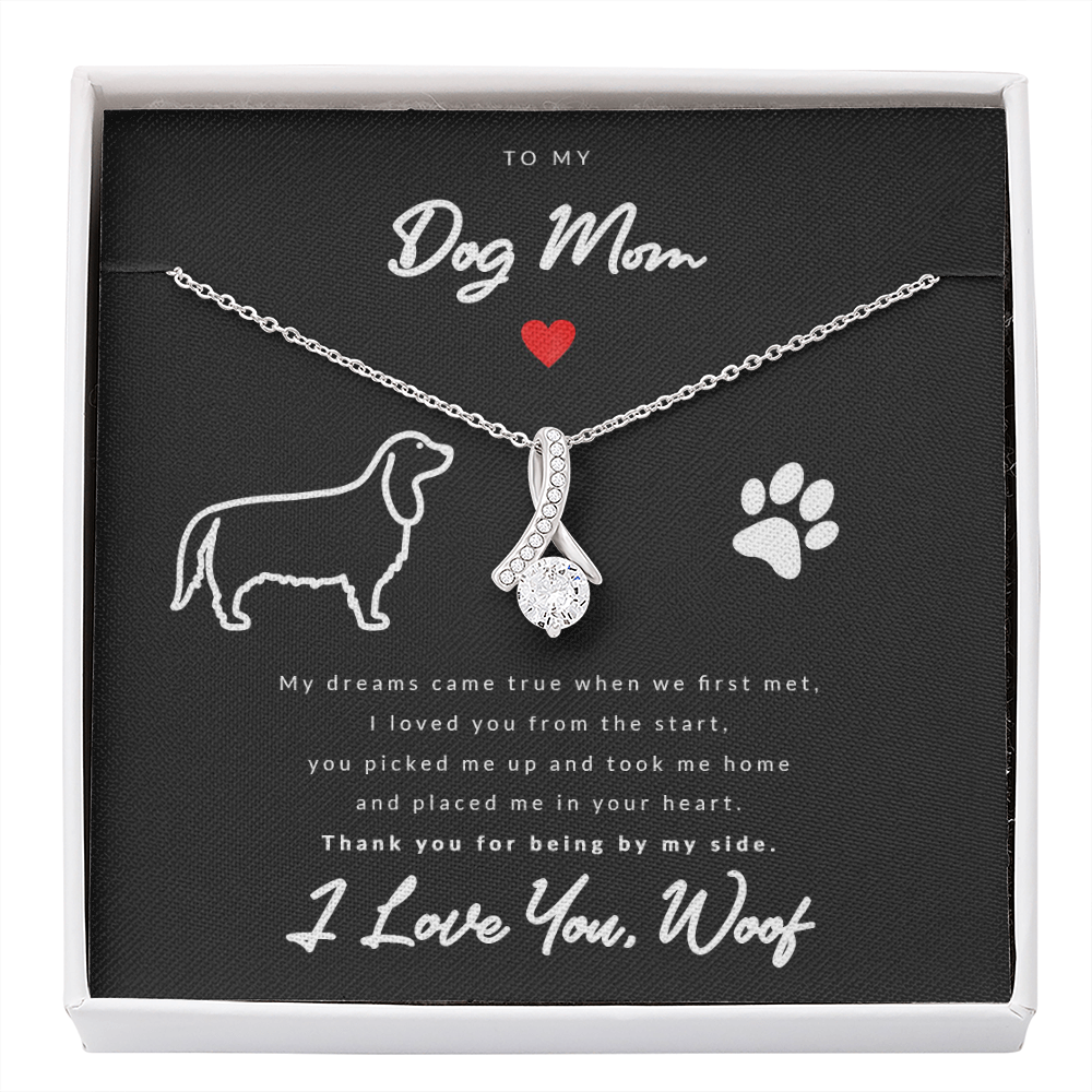 From Dog to Mom (Cavalier King Charles) - Beauty Drop Necklace