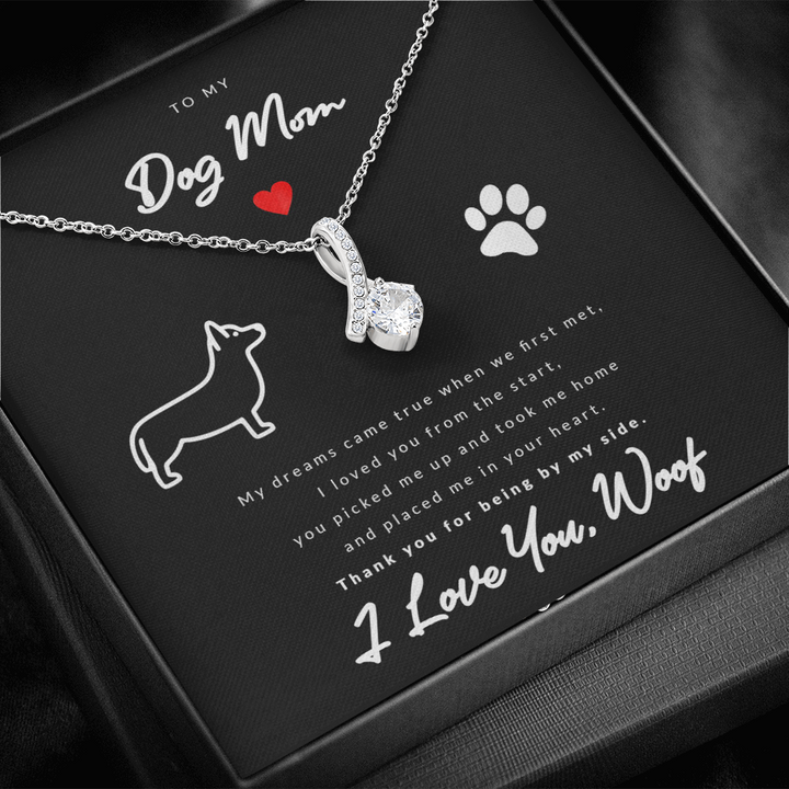From Dog to Mom (Corgi) - Beauty Drop Necklace