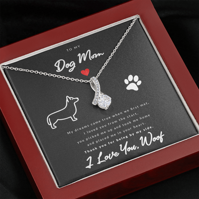 From Dog to Mom (Corgi) - Beauty Drop Necklace