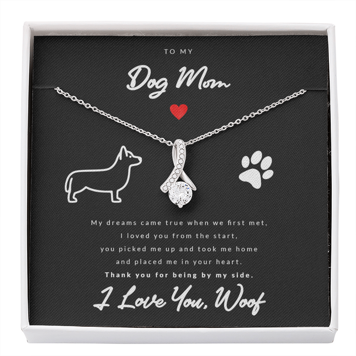 From Dog to Mom (Corgi) - Beauty Drop Necklace
