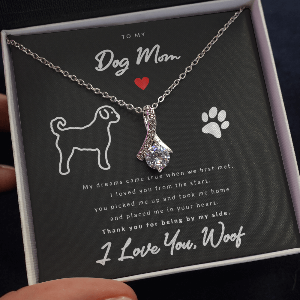 From Dog to Mom (Doodle) - Beauty Drop Necklace