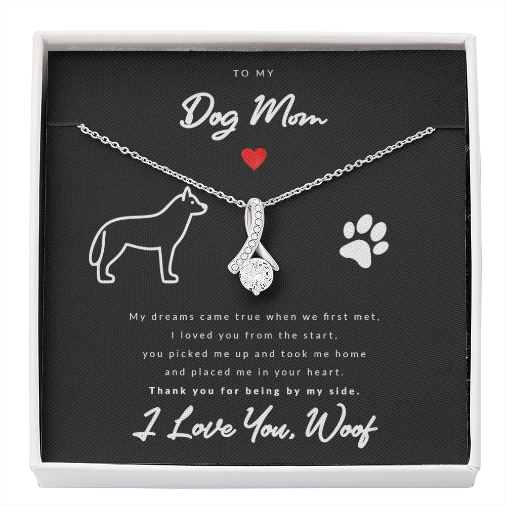 From Dog to Mom (Husky) - Beauty Drop Necklace