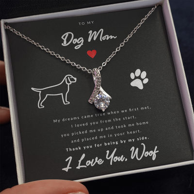 From Dog to Mom (Jack Russell) - Beauty Drop Necklace