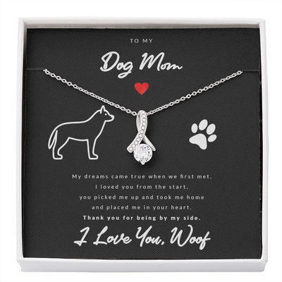 From Dog to Mom (Malinois) - Beauty Drop Necklace