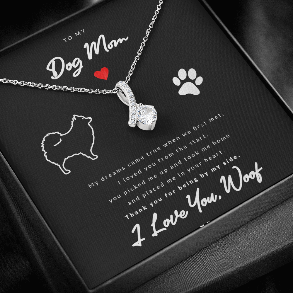 From Dog to Mom (Pomeranian) - Beauty Drop Necklace
