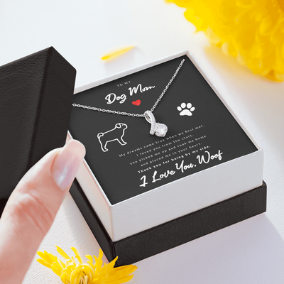 From Dog to Mom (Pug) - Beauty Drop Necklace