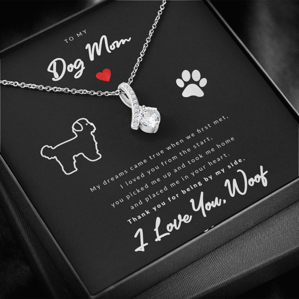 From Dog to Mom (Shih Tzu) - Beauty Drop Necklace