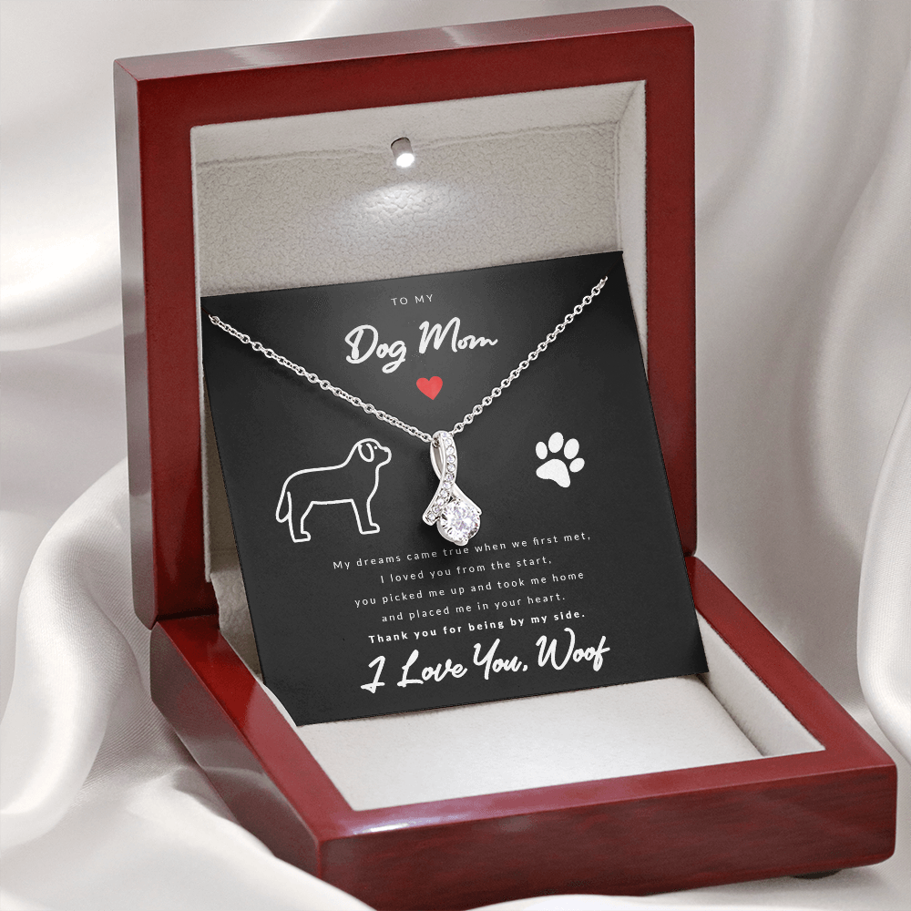 From Dog to Mom (St Bernard) - Beauty Drop Necklace