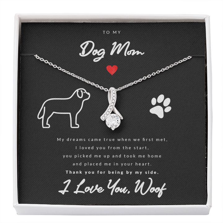 From Dog to Mom (St Bernard) - Beauty Drop Necklace