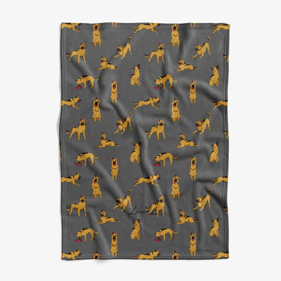 German Shepherd - Comfy Fleece Blanket