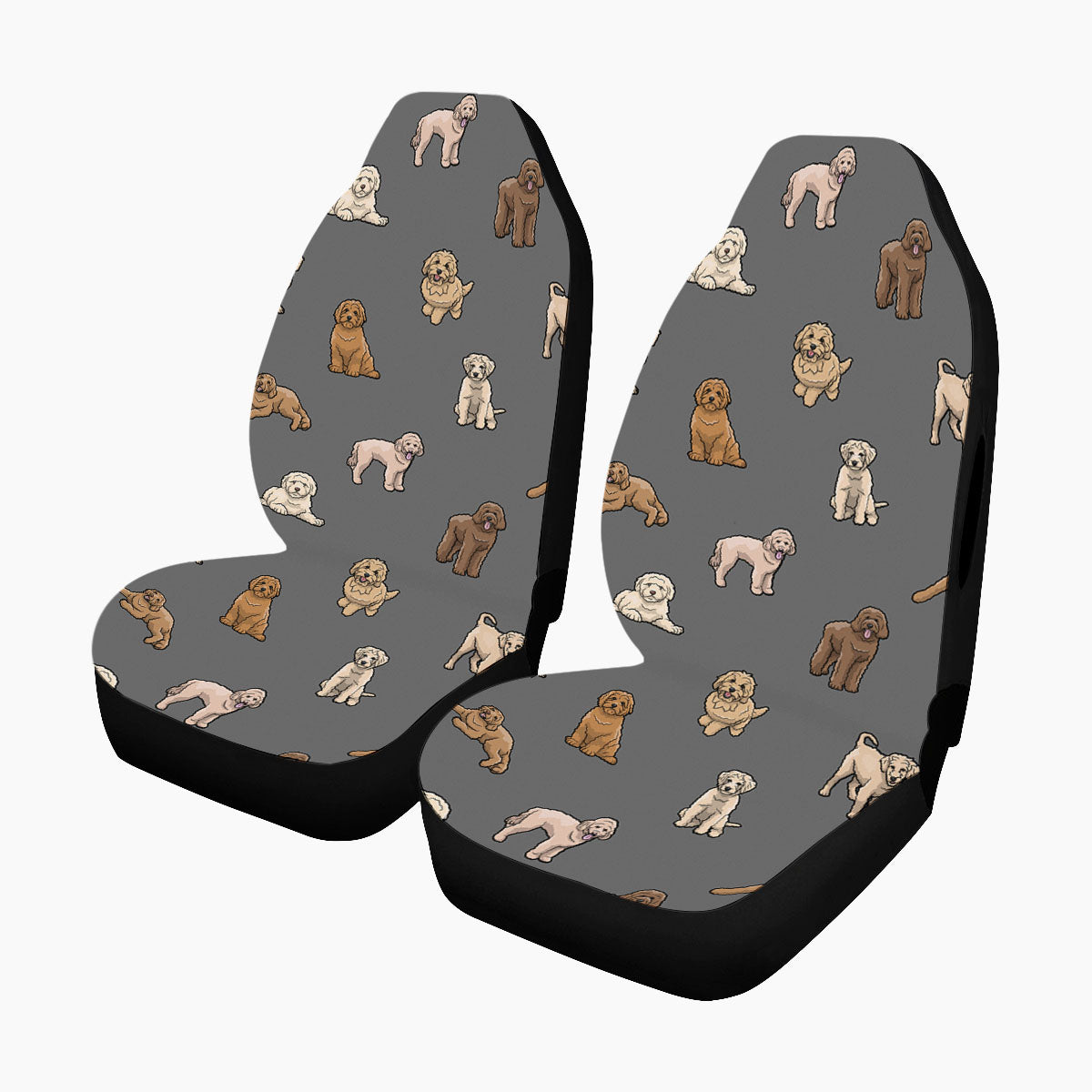 Goldendoodle - Pair of Car Seat Covers