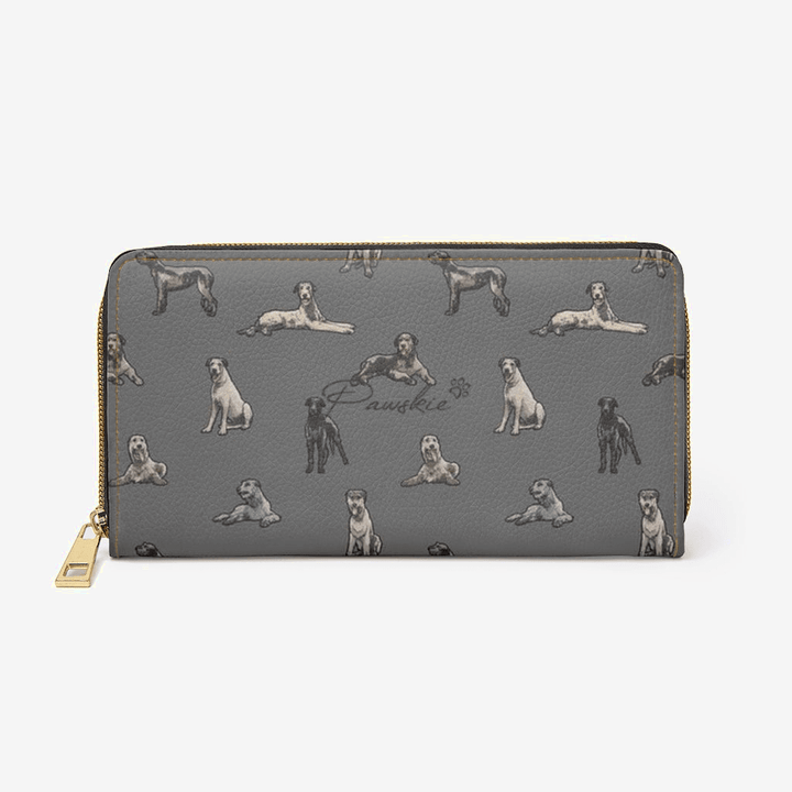 Irish Wolfhound - Zipper Wallet