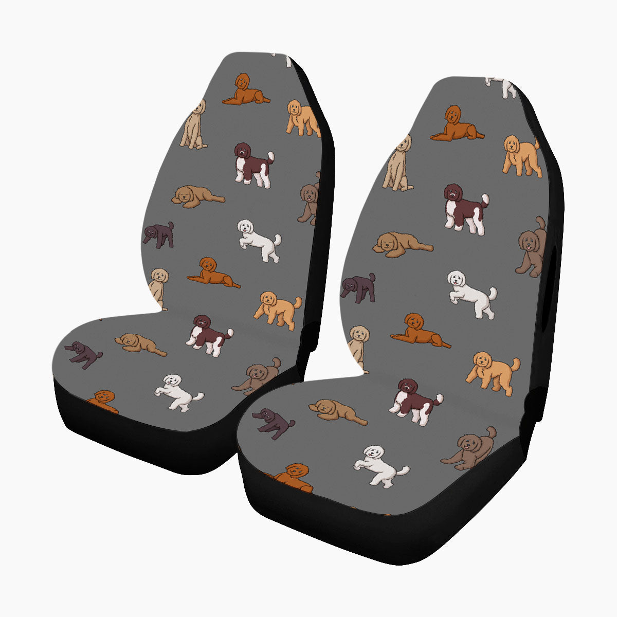Labradoodle - Pair of Car Seat Covers